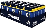 Varta 4022 Industrial Alkaline Block LR61 Batterie (9 V, 20-er Pack)