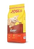 JosiCat Tasty Beef (1 x 10 kg) | Adult | Premium Trockenfutter für Katzen | mit herzhaftem Rind - sehr gut verträgliche Rezeptur | Powered by JOSERA | Katzenfutter | Alleinfuttermittel | 1er Pack