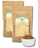 Johannisbrot Pulver 500 g (2 * 250g) von der Grünen Essenz - Carob Pulver - getrocknet und gemahlen - vegan - Carob Mehl - ideal als Kakaoersatz (500 Gramm)