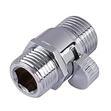 SEWOART Messing Duschventil Wasserabsperrventil mit Hebelgriff Wasserflusssteuerung für Installieren Kompatibel mit Standard Duschköpfen Langlebiges Material