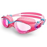 HIGAHY Schwimmbrille Kinder - Taucherbrille für Jungen und Mädchen mit UV-Schutz und Anti Beschlag Schutz, Wasserdichte und klare Jugend Schwimmbrillen, Profi Kinderschwimmbrillen für 6-14 Jahre