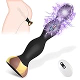 Elektrostimulation Analkugeln Analkette Anal Beads, Sex Spielzeug estim anal Vibrator Prostata Stimulation Männer Sexspielzeug Buttplug Analplugs Analspielzeuge, Reizstromgerät für Anfänger Die Paare