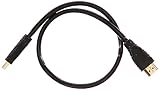 PremiumCord 4K HDMI Kabel M/M 10,2Gbps vergoldete Anschlüsse mit Audio Rückkanal, Kompatibel mit Video 4K UHD 2160p, Deep Color, 3D, HDR, 3x geschirmt, schwarz, 0,5 m