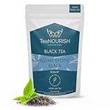 TeaNOURISH Assam Exotic Black Tea | Ungemischter loser Tee | Robust & Vollmundig | frisch angebaut direkt aus Herkunft | Heiß oder als Eistee aufbrühen – 100 g