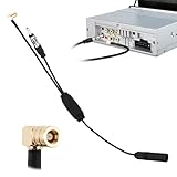 Dab+ Antennensplitter mit SMB-Adapter, DAB-Antenne für Auto, DIN-Stecker für Dab Autoradio, kompatibel mit TechniSat, Pioneer, Sony, Alpine, passend für die meisten Autos