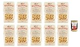 Rummo Le Leggendarie Orecchiette N° 87, Pasta Lenta Lavorazione Teigwaren aus Hartweizengrieß Bronze-Zeichnung 10x 500g + Italian Gourmet polpa 400g