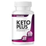 NEU: Enolenia® KETO PLUS Kapseln – hochdosiert mit Glucomannan, Nahrungsergänzungsmittel für Frauen & Männer, 60 Kapseln
