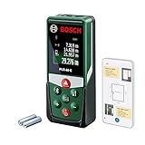 Bosch Home and Garden Bosch Laserentfernungsmesser PLR 40 C (Distanz bis 40m präzise messen, Bluetooth-Konnektivität, Messfunktionen)