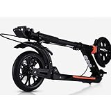 CYGJDWAQ Tretroller for Erwachsene Aluminium Alloy Commuter Scooter Support 100kg, Nicht-elektrischer Klapproller mit Scheibenbremsen, Einstellbarer Lenker