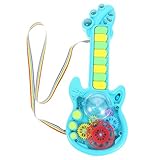 Milisten Gitarre Für Licht Und Soundeffekten Musikinstrument Für Frühes Lernen Musikspielzeug Für Jungen Für Anfänger Und Kleine Musiker