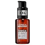 L'Oréal Men Expert Bartöl im XXL-Vorteilspack, Für einen kräftigen und gepflegten Bart, Mit Zedernholzöl für die tägliche Bartpflege, Barber Club, [Amazon Exclusive], 1 x 50 ml