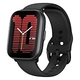 Amazfit Active 42mm Smartwach, Sprachassistent Sprache-zu-Text; Bis zu 14 Tage Akkulaufzeit, GPS, Routennavigation, Bluetooth-Anruf, Kompatibel mit iOS und Android, Gesundheits- und Fitnessmanagement