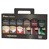 Tchibo Cafissimo Favourites Probierset, verschiedene Sorten Caffè Crema, Espresso, 60 Stück (6 x 10 Kapseln)