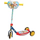 Smoby - Paw Patrol Kinderroller - 3 Räder - Höhenverstellbarer Lenker - rutschfeste Trittfläche - Stabile Konstruktion - Leicht & transportierbar - Ab 3 Jahren