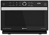 Bauknecht Supreme Chef MW 339 SB 5in1-Multifunktionsmikrowelle /1000 W/33 L Garraum/Heißluft 1700 W/XXL Grill 1200 W/DualCrisp & CrispFry/AutoClean/Dampfgaren/Schmelz- und Schnellauftau-Funktion