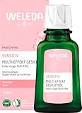 WELEDA Bio Mandel Sensitiv Gesichtsöl, intensives Naturkosmetik Bio Pflegeöl gegen unreine Haut, Hautirritationen und zur Make-up Entfernung, für Neurodermitiker geeignet (1 x 50 ml)