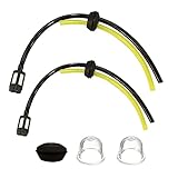 Benzinfilter Kit Benzinschlauch Dichtung 5 Stück Benzinschlauch Motorsense Benzinfilter Ersatzteile Kit für Motorsense Erdbohrer Heckenschere Freischneider Hochentaster erdbohrer benzin