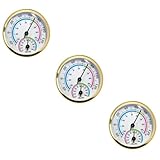 CANIGHT 3 Teiliges Thermometer, Außenhygrometer, Wetterhygrometer, Temperaturanzeige, Wandhygrometer, Gartenhygrometer, Heimhygrometer, Temperaturanzeige, Wandmontage, Feuchtigkeitsmesser