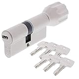 ABUS EC550 Profil-Knaufzylinder Länge Z45/K45mm mit 6 Schlüssel