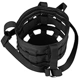 Keuyeo Nylon-pferdemundmaske, Schwarzes Pferd, Grasende Maulkorbabdeckung, Pferdegrasmaulkorb Verstellbarem Riemen, Reitzubehör