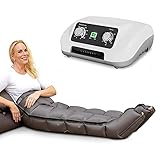 Venen Engel 6 Beinmassagegerät mit Hosenmanschetten aus 6 Luftkammern – Venen Massagegerät für eine angenehme Gleitwellenmassage an den Beinen – Druck & Zeit unkompliziert einstellbar