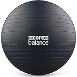 Core Balance, berstsicherer Gymnastikball - für Fitness Yoga Schwangerschaft - 55cm 65cm 75cm 85cm - inkl. Luftpumpe