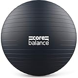 Core Balance, berstsicherer Gymnastikball - für Fitness Yoga Schwangerschaft - 55cm 65cm 75cm 85cm - inkl. Luftpumpe