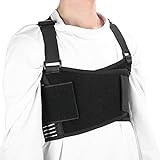 Rippengürtel, Rückenbandage, Rippenbruch-Stützbandage, Atmungsaktiver, Verstellbarer Brust-Lendenschutzgurt, Brustkompressionsunterstützung für Rippenmuskelverletzungen, Gequetschte Rippen oder Rippen