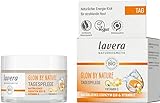 lavera GLOW BY NATURE Tagespflege - Naturkosmetik - vegan - Q10 & Vitamin C - feuchtigkeitsspendend - Tagescreme - vitalisierend - PETA-zertifiziert - 1 x 50 ml