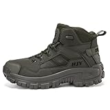 Wanderschuhe Herren Trekkingschuhe Bergschuhe Leichte Outdoor Trekkingschuhe Knöchel Schuhe Herren Sneaker Wandern Ultralight Sportschuhe für Camping Angeln Radfahren Rucksackreisen (Khakigrün,43)