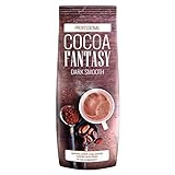 Cocoa Fantasy Dark Smooth Kakao, 2kg Trinkschokolade, Instant Kakaopulver, weicher und cremiger Geschmack, 27% Kakaoanteil