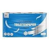 by Amazon 3-Lagiges Toilettenpapier, Ohne Duft, 8 Rollen (1 Pack à 8), 200 Blätter pro Rolle