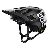 POC Unisex-Adult Kortal Race Mips Helm, Uranium Black Matt/Hydrogen White, M-L (55-58cm) EU