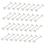 EXCEART 200Stücke Tile Leveling Spacers Reusable Steel Pins For Floor Tiles Ceramic Tile Leveling Tools Precision Alignment For DIY Projects