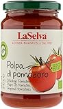 La Selva Bio Polpa di pomodoro - Stückige Tomaten (6 x 340 gr)