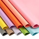 120 Blätter, 10 Farben: Hochwertiges Seidenpapier bunt (50x70 cm) – Ideales Verpackungsmaterial und kreativer Bastelspaß mit transparentpapier bunt!