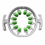 Bein-Massagegerät 12 Räder Relax Roller Massage Roller Muskel Relaxer Roller Beinrolle, kreisförmige Beinklemme für Fitnessstudio, Outdoor Entspannungsmassagegerät