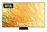 Samsung Neo QLED 8K QN800B 65 Zoll Fernseher (GQ65QN800BTXZG, Deutsches Modell), Quantum HDR 2000, Neural Quantum Prozessor 8K, Dolby Atmos, Smart TV [2022]