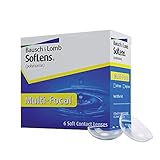 Bausch + Lomb SofLens Multifocal Monatslinsen, Gleitsicht-Kontaktlinsen, weich, 6 Stück / BC 8.8 mm / DIA 14.5 / -3,75 Dioptrien