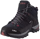 CMP - Rigel Mid Trekking Shoes Wp, Asphalt-Syrah, 41