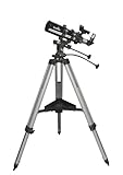 Skywatcher Startravel 80 (80/400) Teleskop auf Stabiler AZ3 Montierung mit Sonderzubehör