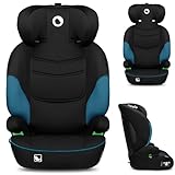 LIONELO LARS i-Size Kinderautositz 100–150 cm, Gruppe 2 3, Seitenschutz 10 Grad, Kopfstützenverstellung, bequeme Armlehnen, abnehmbare Rückenlehne