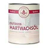 Bamberger Farbwerke Hartwachsöl Outdoor Holzöl Aussen für den Außenbereich (Glänzend, 750 ml)