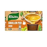 Knorr Bouillon Pur Huhn leckere Hühnerbouillon mit vollem Geschmack 6x 28 g