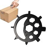 Multi -Wrench | Wartungswerkzeug Im Freien Mit Sun Moon Star Design | 15-in-1 Kreativer Schneeflocken Multifunktionaler Schraubenschlüssel Für Reparatur, Camping, Wandern, Überlebensausrüstung, A