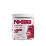 Rocka Nutrition Performance Essentials Multi-Nährstoff-Mix mit Creatin, Ashwagandha, Nitrat, Magnesium, Eisen & Zink| Veganes Performance- & Recovery Supplement | 100% Geschmack | 275 g (Wild Berry)