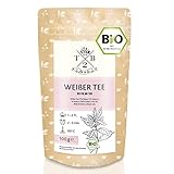 Bio Weißer Tee – Pai Mu Tan Tee lose. 100 g – weich, duftig und aromatisch. (ca. 40 Tassen) | Tea2Be von Sarenius