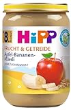 HiPP Bio Frucht & Getreide Apfel-Bananen-Müesli, 6er Pack (6 x 190g)
