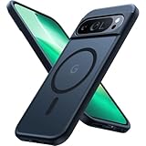 TORRAS für Google Pixel 9 Pro Hülle, Google Pixel 9 Hülle für MagSafe (TOP Militärschutz & Magnetkraft) Haltbarkeit Hülle Google Pixel 9/9 Pro Case Stoßfest Samtige Touch Dünn Schwarz, Guardian-Mag