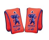 Bema 18004 - Neopren Schwimmflügel Schwimmlernhilfe für Kinder mit Doppelluftkammern und Sicherheitsventil, Schwimmhilfe für Baby, Kleinkinder von 1 bis 6 Jahren 11-30 kg Orange